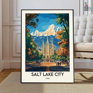Salt Lake City poster, Salt Lake City Wall Art, Salt Lake City Print, Salt Lake City Photo, Salt Lake City Poster Print, Salt Lake City UTAH