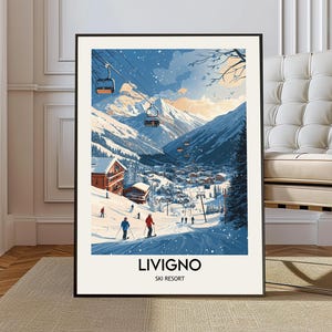 Livigno Ski Resort poster, Livigno Ski Resort Wall Art, Livigno Ski Resort Print, Livigno Ski Resort Photo, Livigno Ski Resort Italy