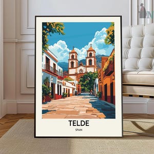 Cartel de Telde, Telde Wall Art, Telde Print, Telde Photo, Telde Poster Print, Telde Travel Poster, Telde spain poster, Cartel de Gran Canaria