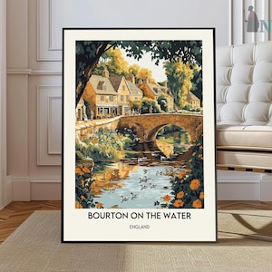 Arte de Bourton-on-the-Water, ilustraciones de Bourton-on-the-Water, mapa de Bourton-on-the-Water, fotografía de Bourton-on-the-Water, póster de Bourton-on-the-Water