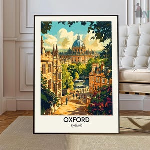 Oxford Print, Oxford Wall Art, Oxford Poster, Oxford Photo, Oxford Poster Print, Oxford Travel Poster, Oxford Mexico