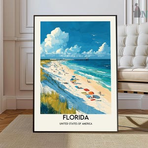 Florida Print, Florida Wall Art, Florida Poster, Florida Photo, Florida Poster Print, Florida Wall Décor, Miami Florida poster