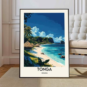 Tonga Poster, Tonga Wall Art, Tonga Print, Tonga Photo, Tonga Poster Print, Tonga Travel Poster  , Tonga Oceania Poster Print