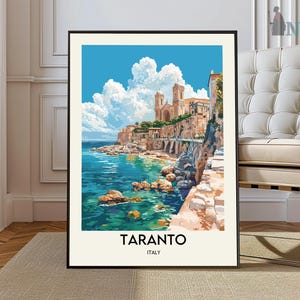 Taranto poster, Taranto Wall Art, Taranto Print, Taranto Photo, Taranto Poster Print, Taranto Travel Poster, Taranto city poster