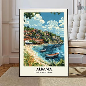 Albania Print, Albania Wall Art, Albania Poster, Albania Photo, Albania Poster Print, Albania Travel Poster, Albania Tirana poster