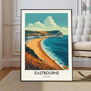 Eastbourne Print, Eastbourne Wall Art, Eastbourne Poster, Eastbourne Photo, Eastbourne Poster Print,  Eastbourne Sussex, Eastbourne England