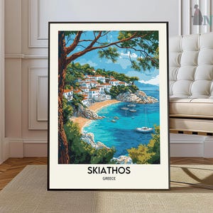 Skiathos Print, Skiathos Wall Art, Skiathos Poster, Skiathos Photo, Skiathos Poster Print, Skiathos Travel Poster, Skiathos Greece