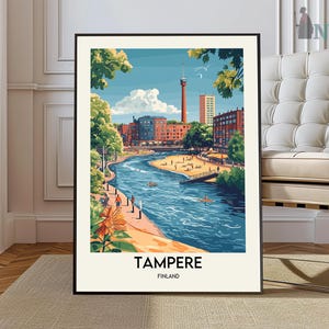 Tampere poster, Tampere Wall Art, Tampere Print, Tampere Photo, Tampere Poster Print, Tampere Travel, Tampere city, Tampere Finland poster
