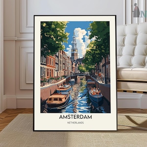 Amsterdam Print, Amsterdam Wall Art, Amsterdam Poster, Amsterdam Photo, Amsterdam Poster Print, Amsterdam Netherlands, Amsterdam City