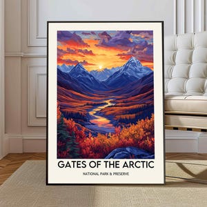 Gates of the Arctic National Park,  Gates of the Arctic poster, Gates of the Arctic print, Gates of the Arctic Alaska, Gates of the Arctic