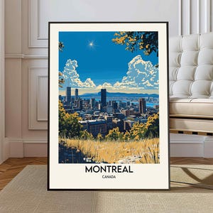 Montreal Poster, Montreal Print, Montreal Gift, Montreal Wall Art, Montreal Art Print, Canada Poster, Canada Print, Montreal Canada