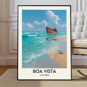 Boa Vista Brasile Poster Stampa, Roraima Capital Wall Art, Amazon Travel Decor Gift