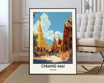 Chiang Mai poster, Chiang Mai Wall Art, Chiang Mai Print, Chiang Mai Photo, Chiang Mai Poster Print, Chiang Mai Travel, Chiang Mai Thailand