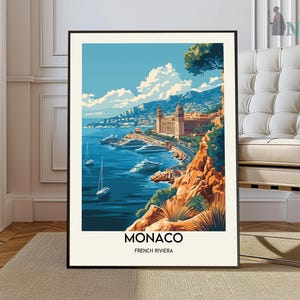 Monaco Print, Monaco Wall Art, Monaco Poster, Monaco Photo, Monaco Poster Print, Monaco Wall Décor, Monaco French Riviera