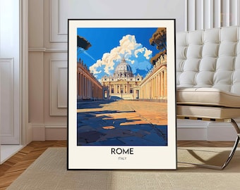 Rome Poster, Rome Print, Rome Wall Art, Rome Travel Poster, Rome Art Print, Rome Italy Print, Italy Wall Art, Italy Poster, Rome Photo