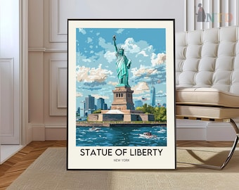 Statue of Liberty DIGITAL DOWNLOAD Print New York City Poster