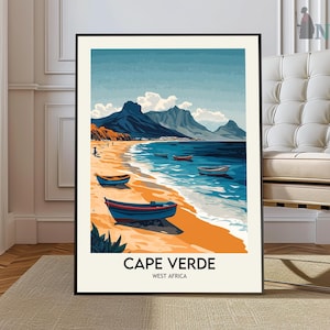 Cape Verde Print, Vintage poster, Cape Verde Art, Cape Verde Poster, Cape Verde Photo, Cape Verde Poster Print, Sao Vicente poster
