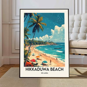 Hikkaduwa Beach Poster, Hikkaduwa Beach Wandkunst, Hikkaduwa Beach Print, Hikkaduwa Beach Foto, Hikkaduwa Beach Sri Lanka