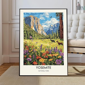 Yosemite Poster, Yosemite Park Poster, National Park Poster, Yosemite Photo, Yosemite Print, Yosemite Art, Yosemite Artwork