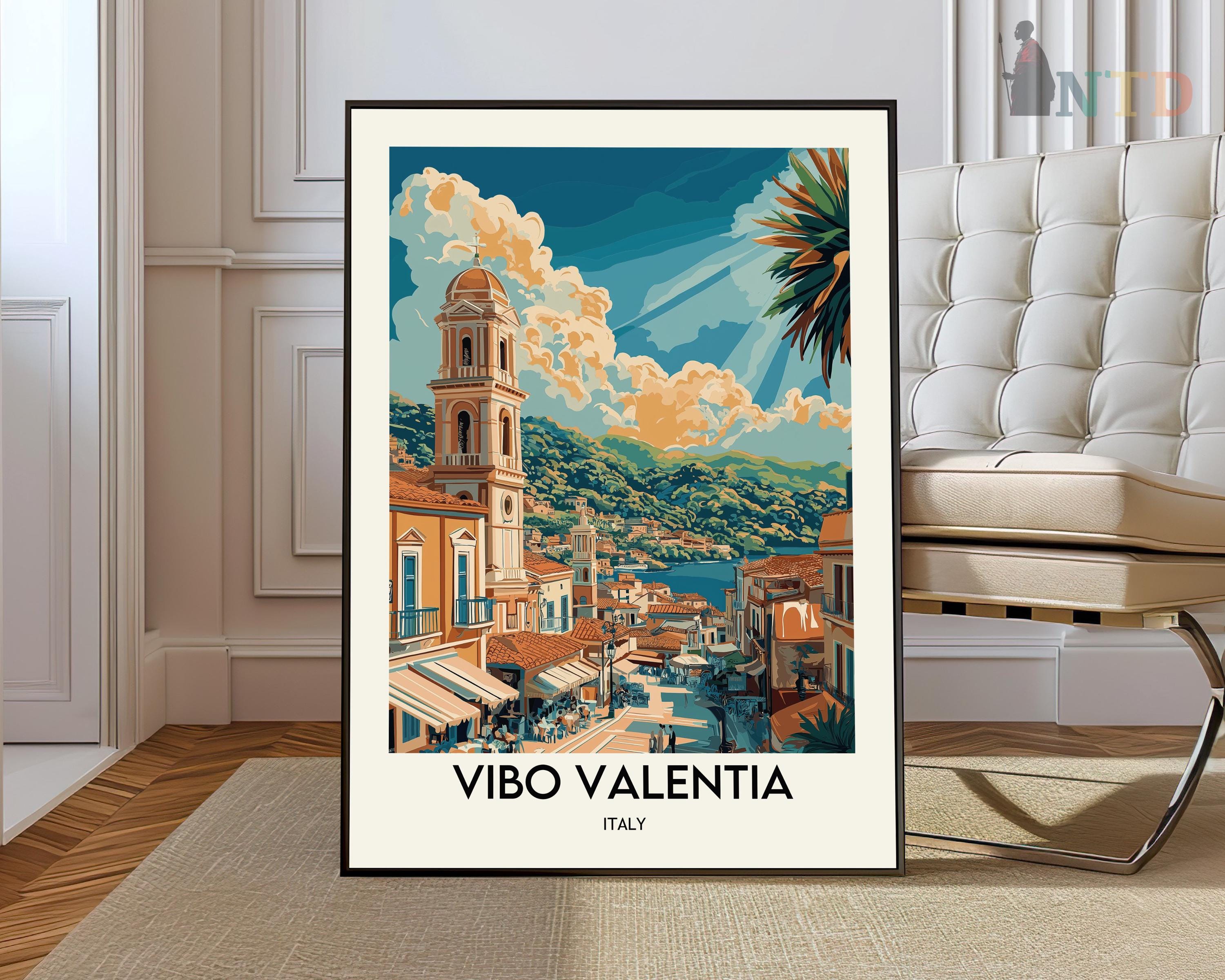 Vibo Valentia Poster, Vibo Valentia Wall Art, Vibo Valentia Print