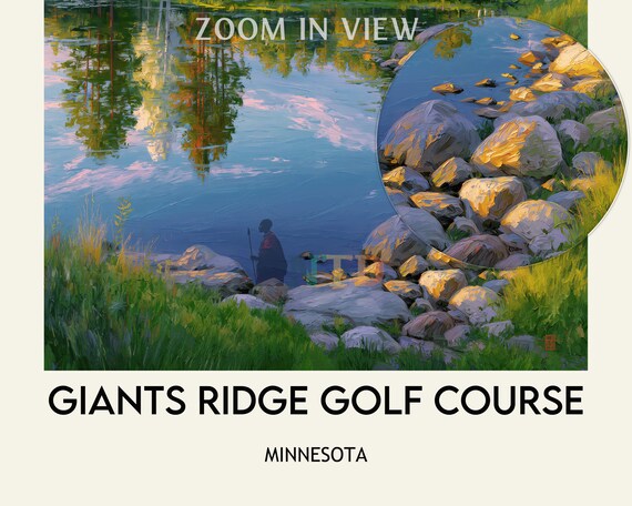 Giants Ridge Golf Course Print, the Quarry & Legend Northwoods