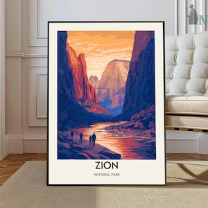 Zion Nationalpark Poster, Zion Nationalpark Wandkunst, Zion Nationalpark Druck, Zion Nationalpark Foto, Zion Nationalpark Poster Druck