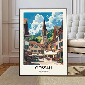 Gossau poster, Gossau Wall Art, Gossau Print, Gossau Photo, Gossau Poster Print, Gossau Travel Poster, Gossau city poster