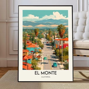 El Monte poster, El Monte Wall Art, El Monte Print, El Monte Photo, El Monte Poster Print, El Monte Travel, El Monte city, El Monte map