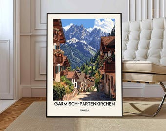Garmisch-Partenkirchen Print, Garmisch-Partenkirchen Wall Art, Garmisch-Partenkirchen Poster, Garmisch-Partenkirchen