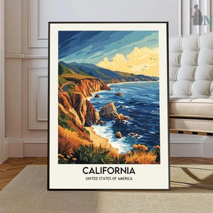 California Print, California Wall Art, California Poster, California Photo, California Poster Print, California Wall Décor, California USA