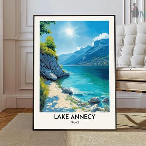 Lake Annecy Print, Lake Annecy Wall Art, Lake Annecy Poster, Lake Annecy Photo, Lac d’Annecy Poster Print, Lake Annecy France
