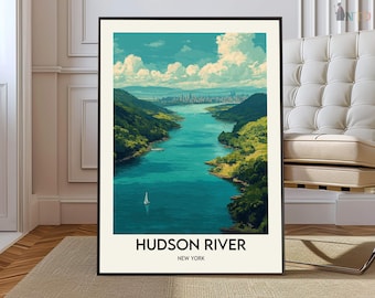 Hudson River poster, Hudson River Wall Art, Hudson River Print, Hudson River Photo, Hudson River Poster Print, Hudson River New York print