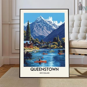 Queenstown poster, Queenstown Wall Art, Queenstown Print, Queenstown Photo, Queenstown Poster Print, Queenstown New Zealand poster