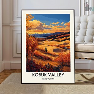 Kobuk Valley National Park Poster, Kobuk Valley Alaska National Park, Kobuk Valley Print, Kobuk Valley Wall Art, National Park Gift