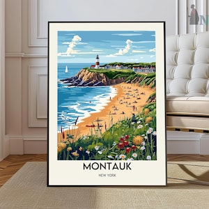 Montauk Print, Montauk Poster, Montauk Wall Art, Montauk Travel, Montauk art print, Montauk artwork, Montauk Photo, Montauk New York Print