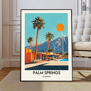 Palm Springs Print, Palm Springs Wall Art, Palm Springs Poster, Palm Springs Photo, Palm Springs Poster Print, Palm Springs California art