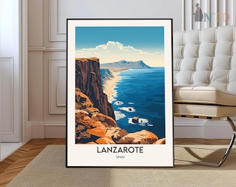 Lanzarote Print, Lanzarote Wall Art, Lanzarote Poster, Lanzarote Photo, Lanzarote Poster Print, Lanzarote Canary islands, Lanzarote Spain