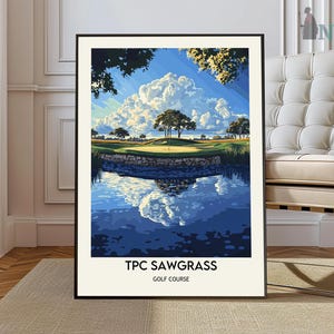 Tpc Sawgrass Print, Tpc Sawgrass Wall Art, Tpc Sawgrass Poster, Tpc Sawgrass Photo, Tpc Sawgrass Poster Print, Golf course print