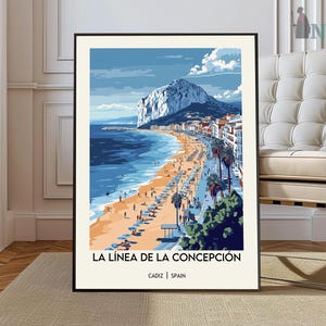 La Línea poster, La Línea Wall Art, La Línea Print, La Línea Photo, La Línea Poster Print, La Línea Travel, La Línea city, La Línea map