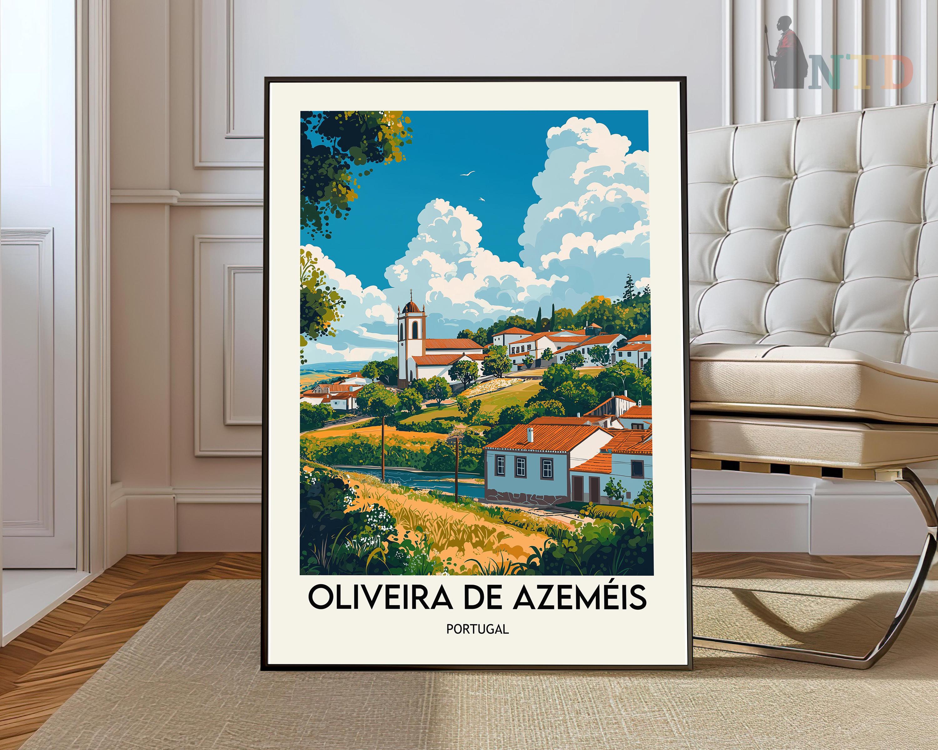 Oliveira De Azeméis Portugal Poster: Travel Photography, Ready-to