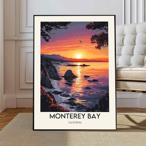 Monterey Bay poster, Monterey Bay Wall Art, Monterey Bay Print, Monterey Bay Photo, Monterey Bay Poster Print, Monterey Bay California print