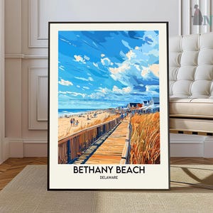 Bethany Beach Poster, Bethany Beach Print, Bethany Beach Wall Art, Bethany Beach  Delaware, Bethany Beach photo, Bethany Beach photo