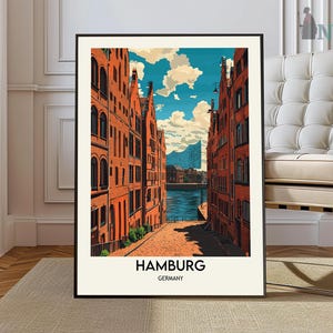 Hamburg Print, Hamburg Photo, Hamburg Poster, Hamburg painting, Hamburg art work, Hamburg city, Germany poster, Hamburg gift, Hamburg art