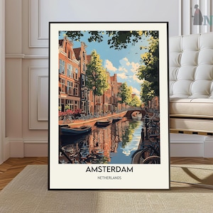 Amsterdam Print, Amsterdam Wall Art, Amsterdam Poster, Amsterdam Photo, Amsterdam Poster Print, Amsterdam Netherlands, Amsterdam City