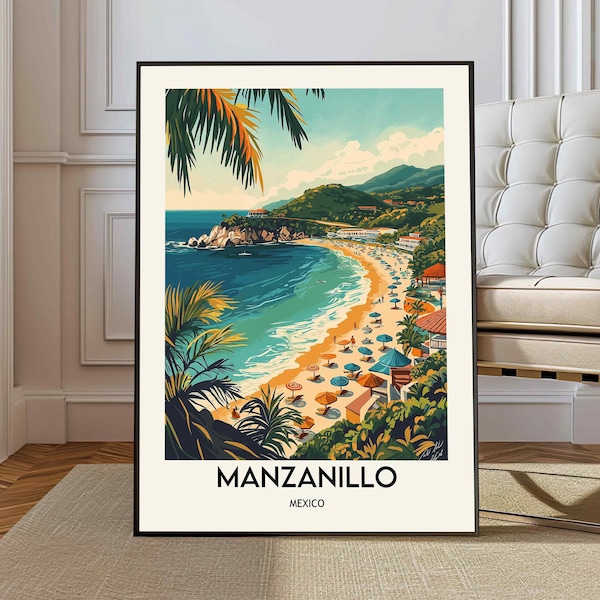 Manzanillo poster, Manzanillo Wall Art, Manzanillo Print, Manzanillo Photo, Manzanillo Poster Print, Manzanillo city art, Manzanillo Mexico