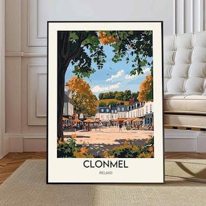 Affiche Clonmel, art mural Clonmel, impression Clonmel, photo Clonmel, impression affiche Clonmel, affiche de voyage Clonmel, affiche Clonmel Irlande