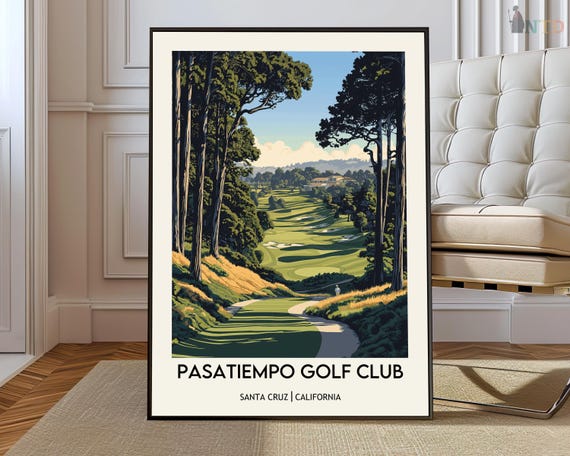 Pasatiempo Golf Course Photo: California Wall Art Print