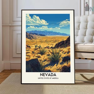 Nevada Print, Nevada Poster, Nevada Wall Art, Nevada Art Print, Nevada Photography, Nevada Décor, Desert Print, Desert Art, Desert Poster