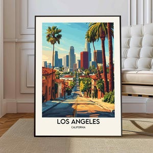 Los Angeles Poster, Los Angeles Wall Art, Los Angeles Print, Los Angeles Art Print, LA Print, LA Poster, LA Wall Art, Los Angeles Decor