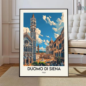 Siena Print, Siena Poster, Siena Wall Art, Italy Poster, Italy Print, Italy Wall Art, Siena Italy, Siena Cathedral poster, Siena wall art